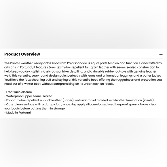 Pajar Women's Nubuck Leather Ankle Boots - Made in Portugal - EU 40/ US 8.5 - Picture 13 of 13